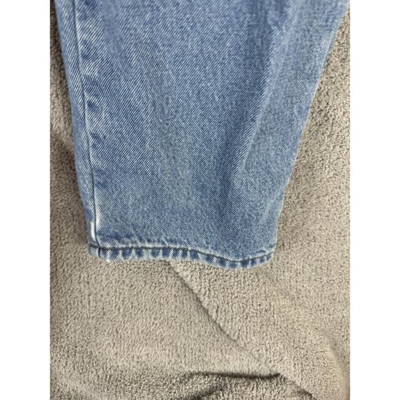 L.L.Bean Jeans Mens 34x29 Light Wash Blue Classic Fit Flannel Lined Plaid Warm - Picture 6 of 16